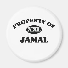 Property of JAMAL Fridge Magnets
