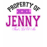 Property of Jenny t-shirts