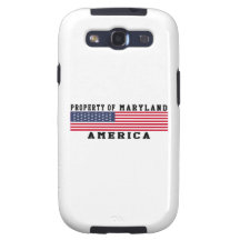 Property Of Maryland Samsung Galaxy SIII Case