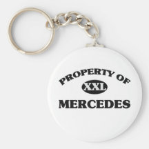 Property of MERCEDES Keychains