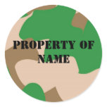 Property of name Label stickers
