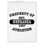 Property of Nebraska shirts Cards
