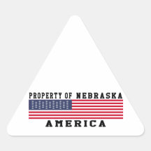 Property Of Nebraska Stickers