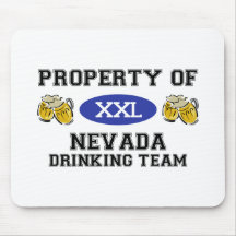Property of Nevada Drinking Team Mouse Mat