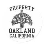 Property of Oakland Sticker