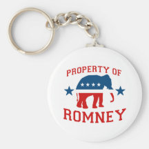 PROPERTY OF ROMNEY KEYCHAIN