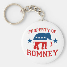 PROPERTY OF ROMNEY KEYCHAIN