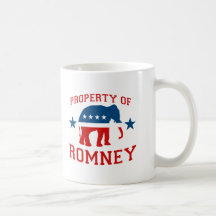 PROPERTY OF ROMNEY MUGS