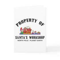 Property of Santa's Workshop Gift