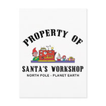 Property of Santa's Workshop Gift