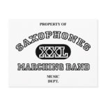 Property of Saxophones Post Cards