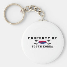 Property Of South Korea Key Chain