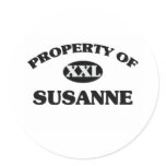 Property of SUSANNE stickers