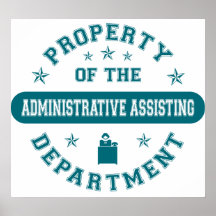 Property of the Administrative Assisting Departmen Print