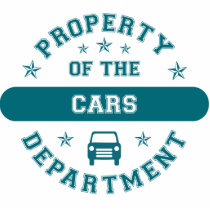 Property of the Cars Department Photo Cut Out