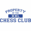 Property Of The Chess Club XXL t-shirts