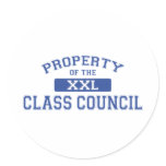 Property Of The Class Council stickers