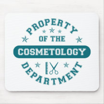 Property of the Cosmetology Department Mouse Mats