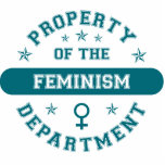 Property of the Feminism Department photo sculptures
