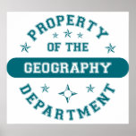 Property of the Geography Department Posters