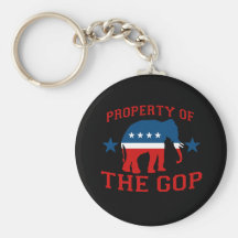 PROPERTY OF THE GOP KEYCHAINS