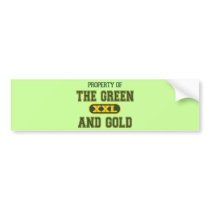 Property of The Green and Gold1 Bumper Stickers