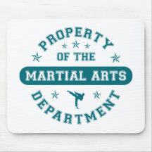 Property of the Martial Arts Department Mouse Mats