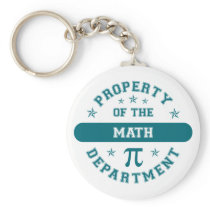 Property of the Math Department Keychain