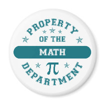 Property of the Math Department Refrigerator Magnets
