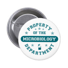 Property of the Microbiology Department Buttons