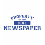 Property Of The Newspaper XXL t-shirts