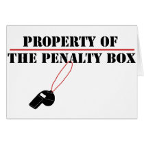 Property of The Penalty Box cards