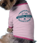 Property of the Social Work Department pet clothing