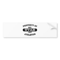 Property of Utah shirts Bumper Sticker