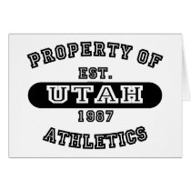Property of Utah shirts Cards