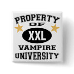 Property Of Vampire University buttons