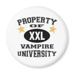 Property Of Vampire University Fridge Magnet