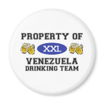 Property of Venezuela Drinking Team magnets