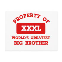 Property of world's greatest Bigbrother Post Cards