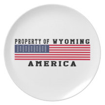Property Of Wyoming Plate