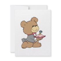 proposal or ring bearer teddy bear design personalised announcement