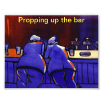 Propping up the bar photograph