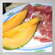 Proscuitto & Melon Poster