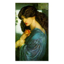 Proserpine - Dante Gabriel Rossetti Business Card Template