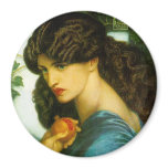 Proserpine Magnet by Dante Gabriel Rossetti