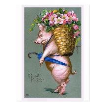 "Prosit Neujahr" Vintage German Postcards