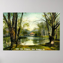 Prospect Park, Brooklyn NY, 1908 Vintage Poster