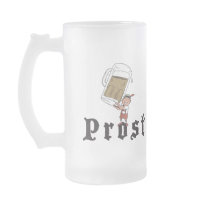 Prost German Drinking Coffee Mug