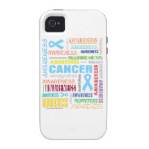 Prostate Cancer Awareness Collage iPhone 4 Case