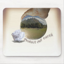 Protect our earth mousemat mousepads